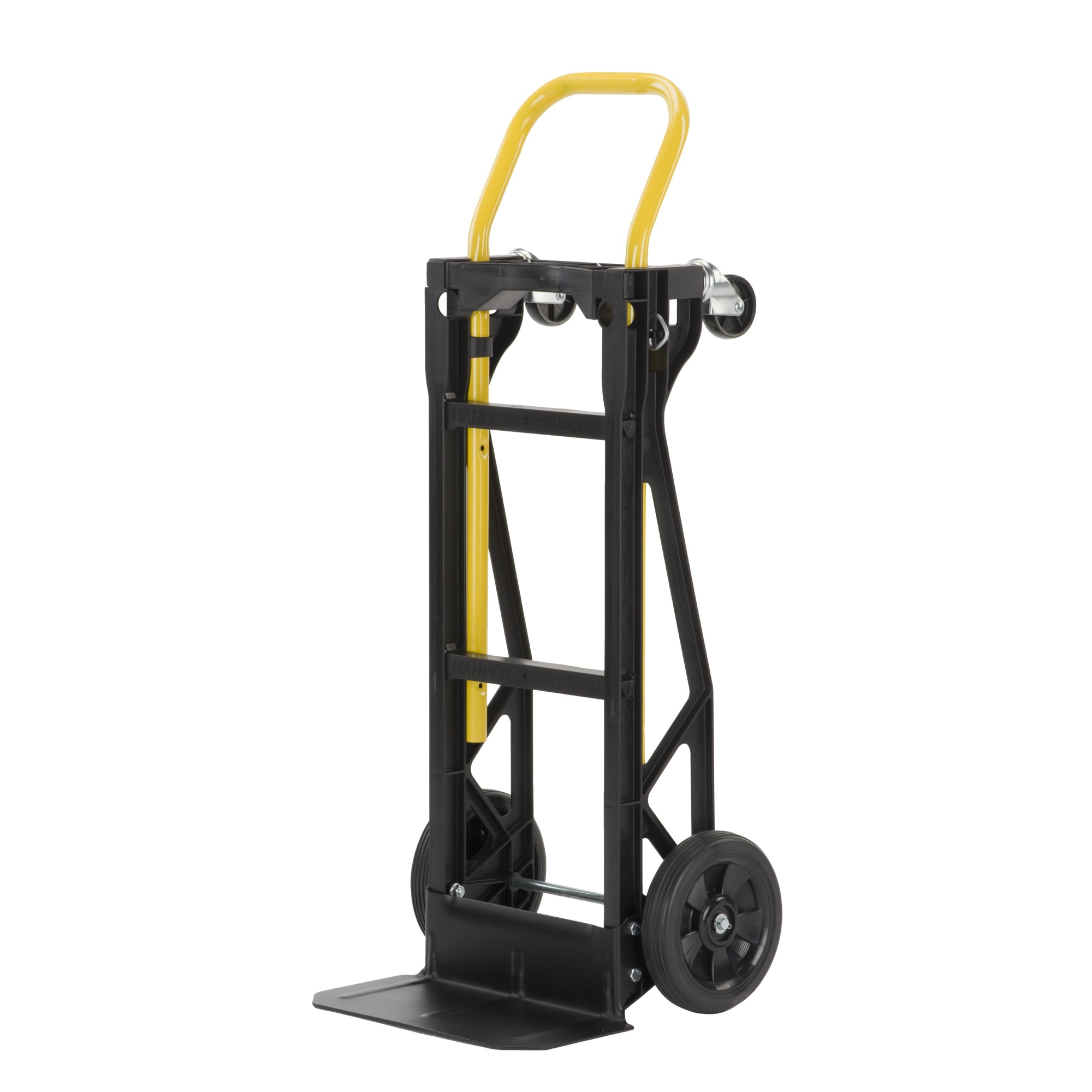 Harper, Nylon Convertible Hand Truck, Load Capacity 400 lb, Height 41 in, Material Glass Filled Nylon, Model# PJDY2223A